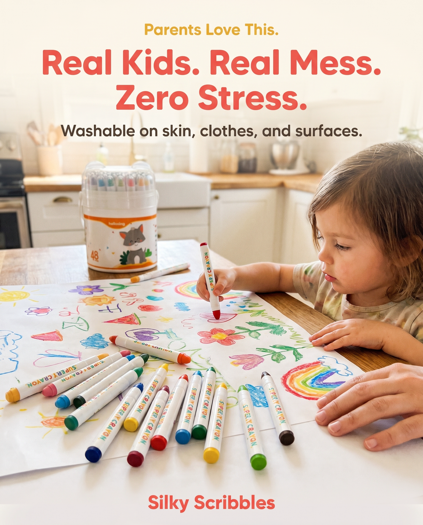 Lumair™ Velvet Glides Washable Crayons
