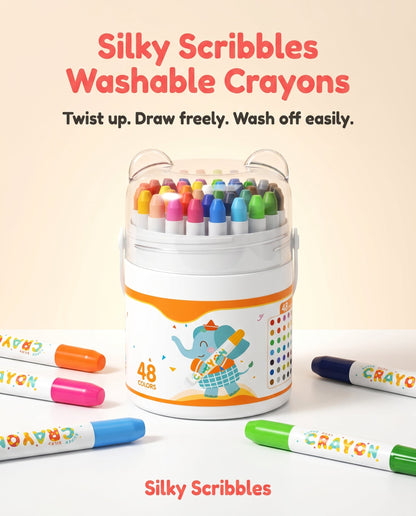 Lumair™ Velvet Glides Washable Crayons