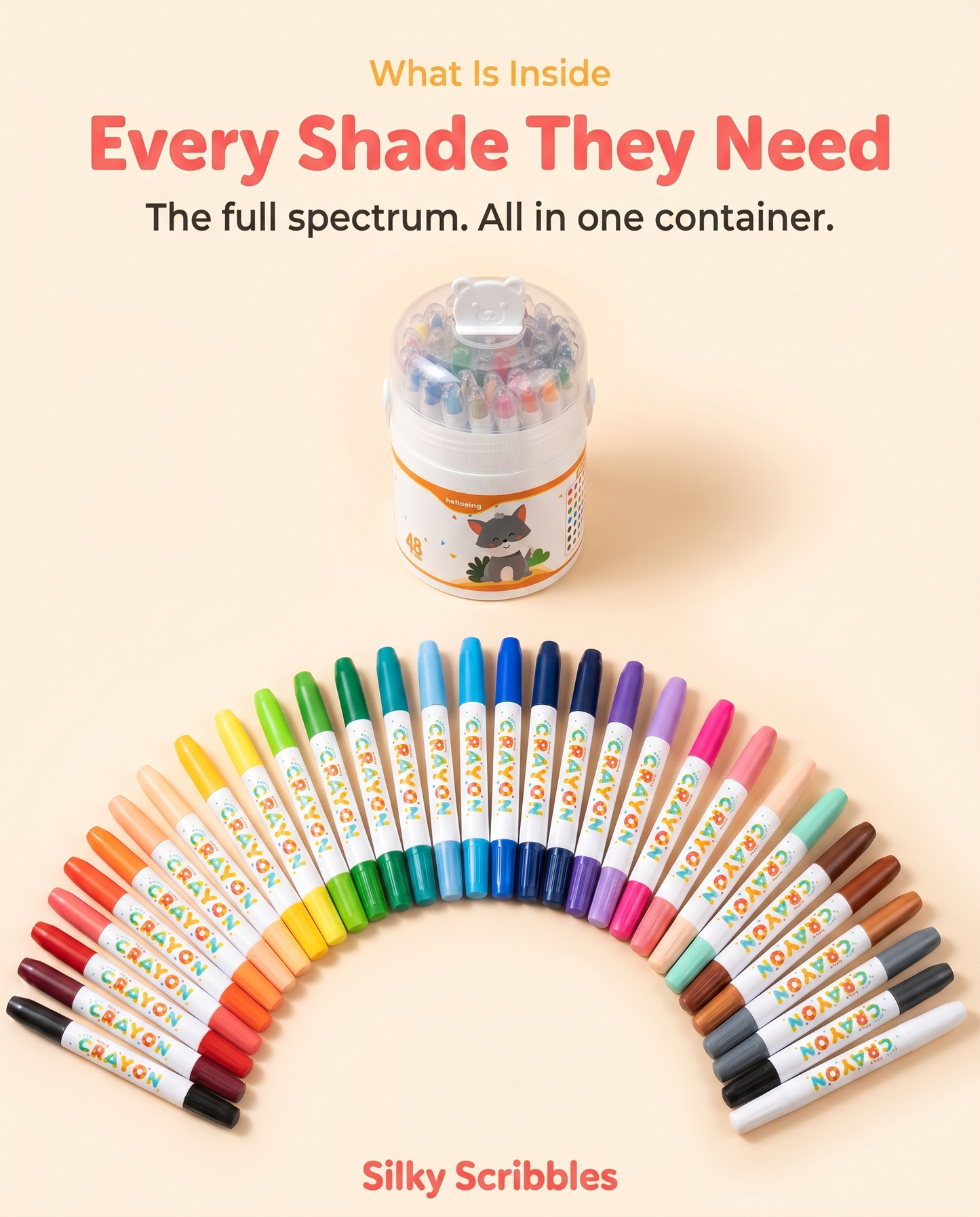 Lumair™ Velvet Glides Washable Crayons
