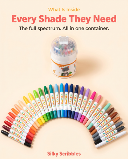Lumair™ Velvet Glides Washable Crayons